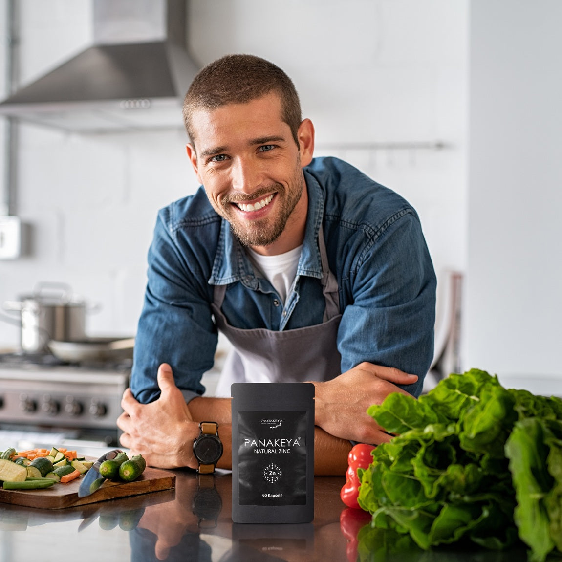 PANAKEYA® Natural Zinc - doplnok výživy (60 kapsúl)