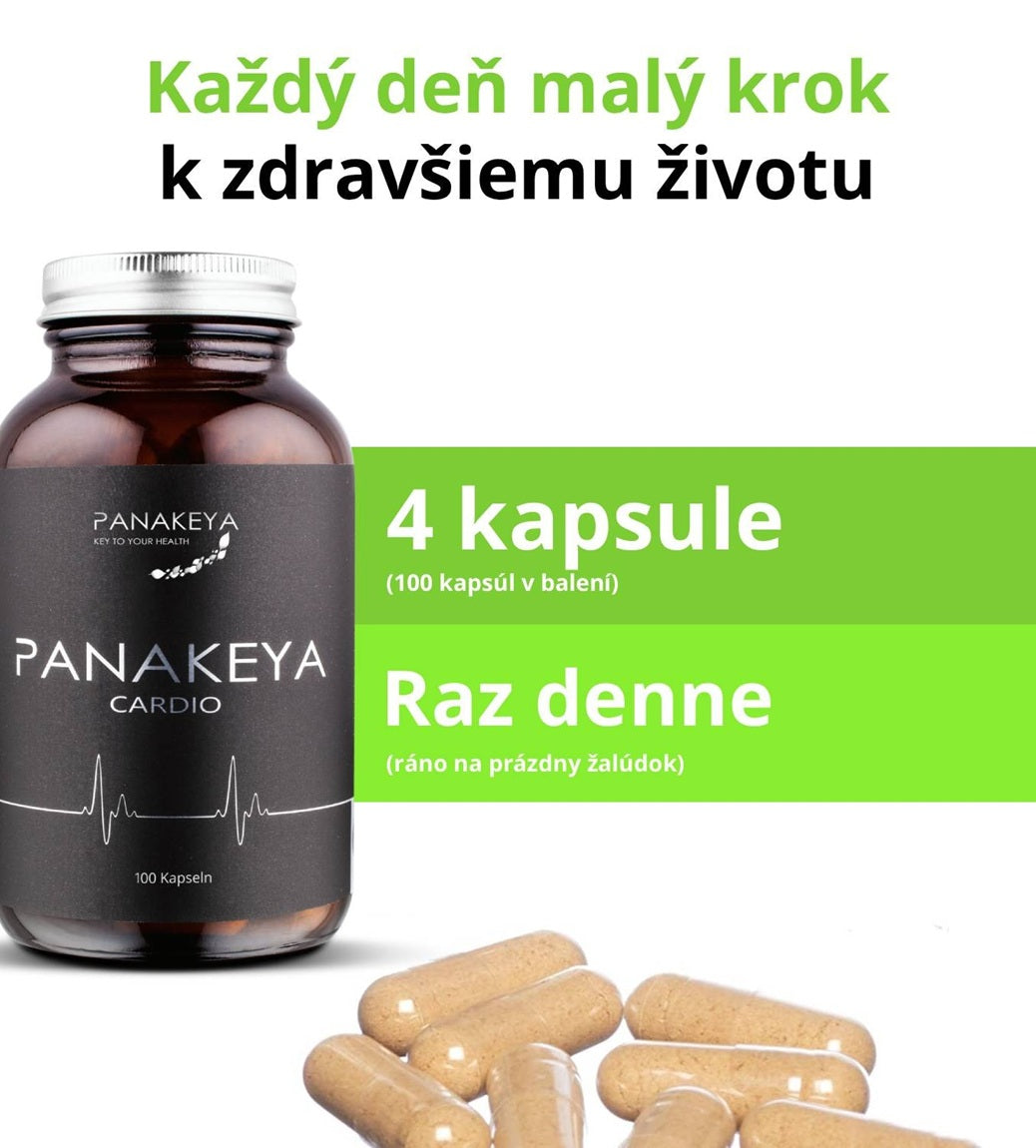 PANAKEYA® Cardio - doplnok výživy (100 kapsúl)
