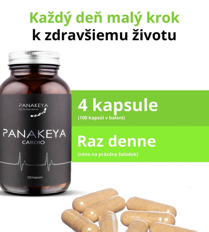 PANAKEYA® Cardio - doplnok výživy (100 kapsúl)